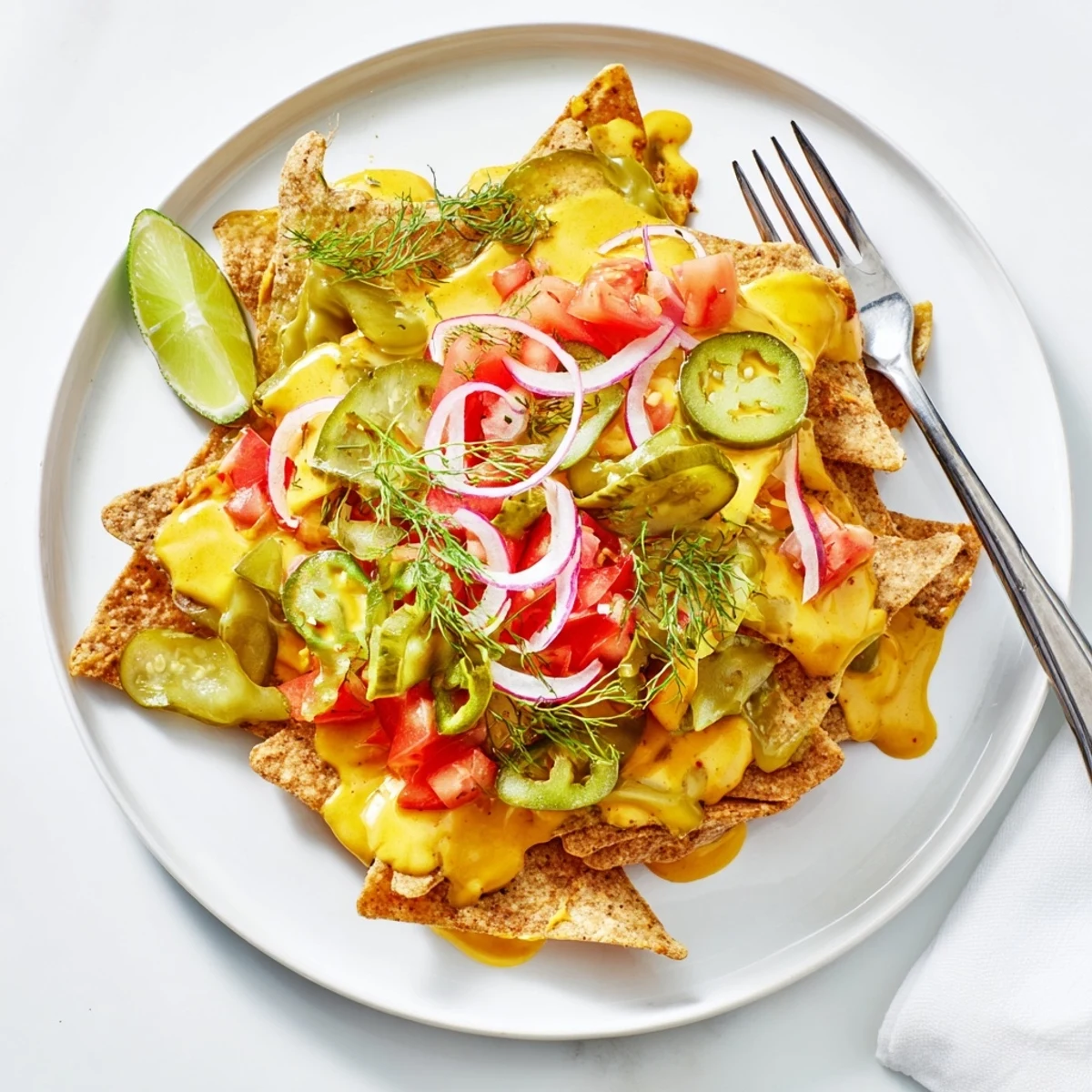 Dill Pickle Margarita Nachos