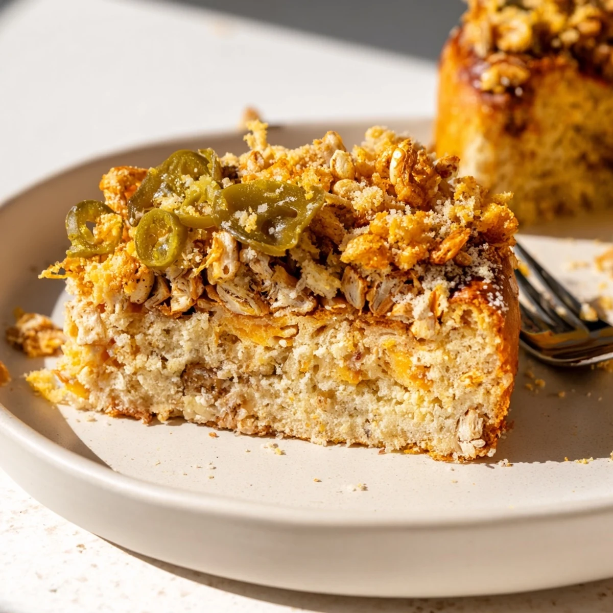 Delicious Spicy Ranch Pretzel “Chaos Cake” served warm, perfect for game day gatherings.