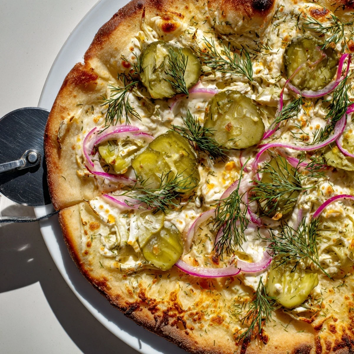 Pickle Pizza Crème Fraîche