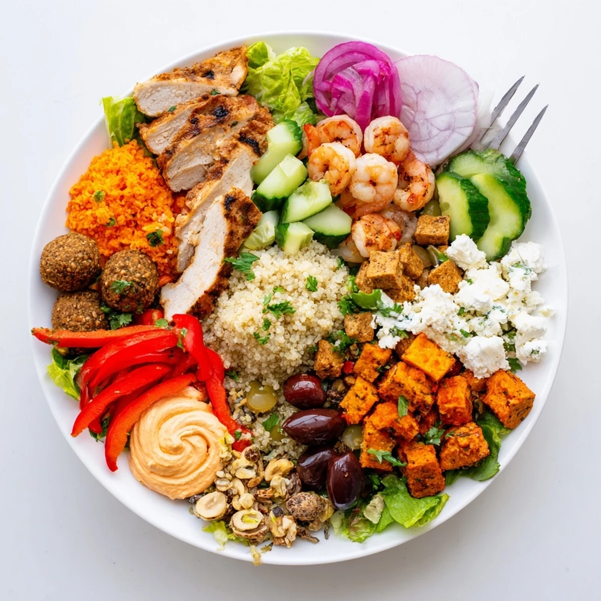 Interactive Plated Meals Boards Bowls