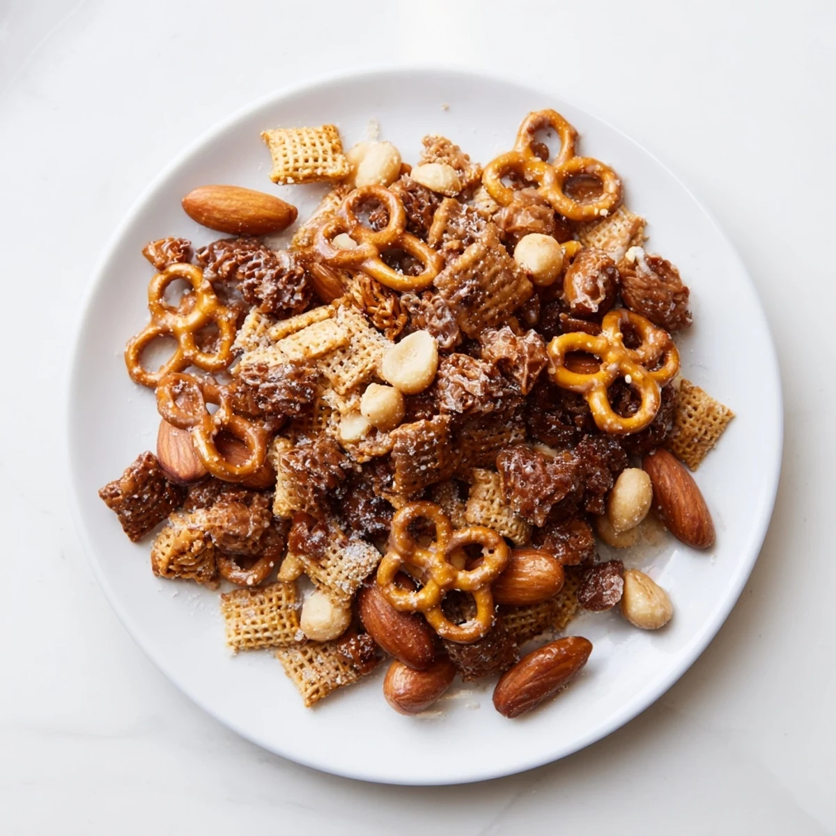 Festive Pine Cone Snack Mix