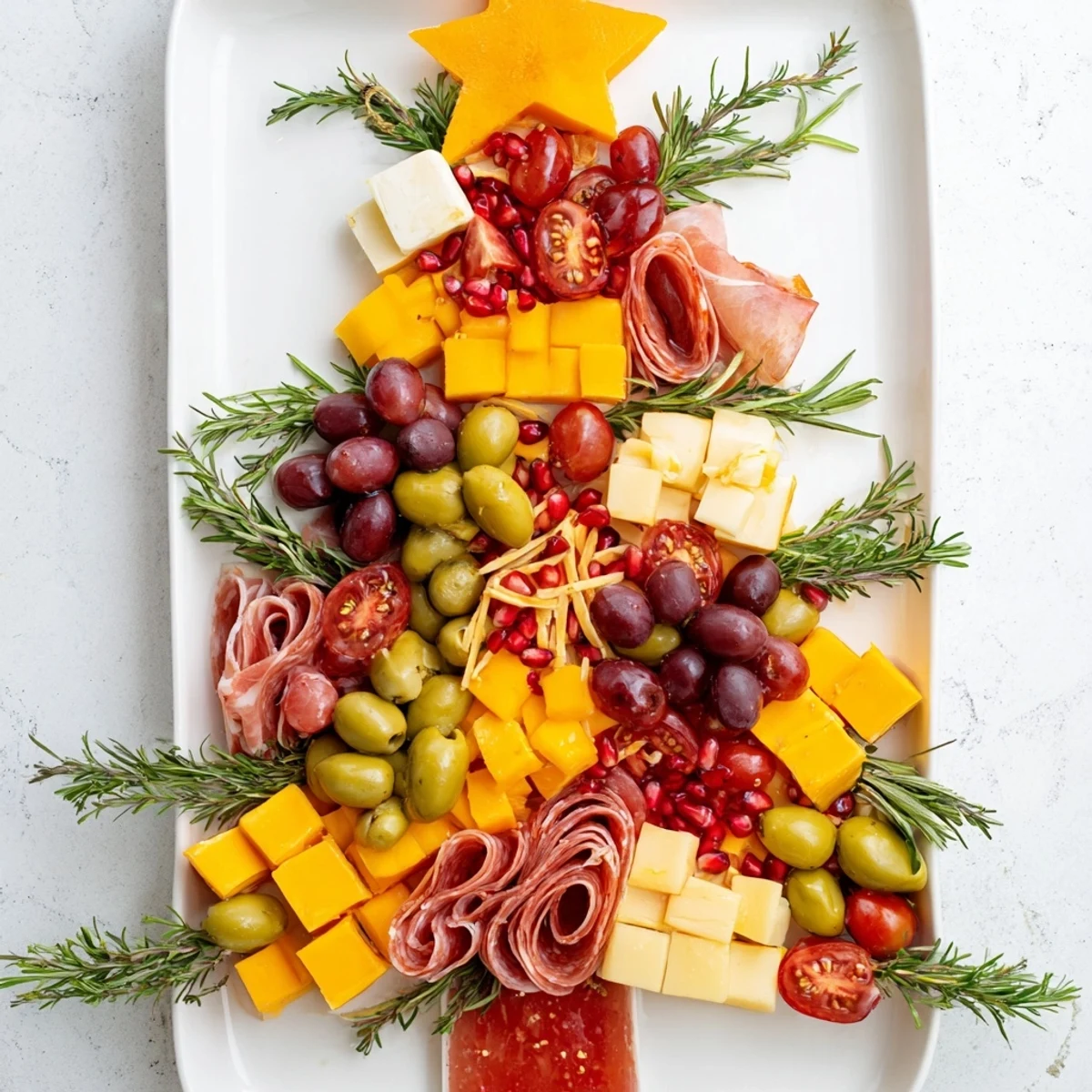 Christmas Tree Charcuterie Board