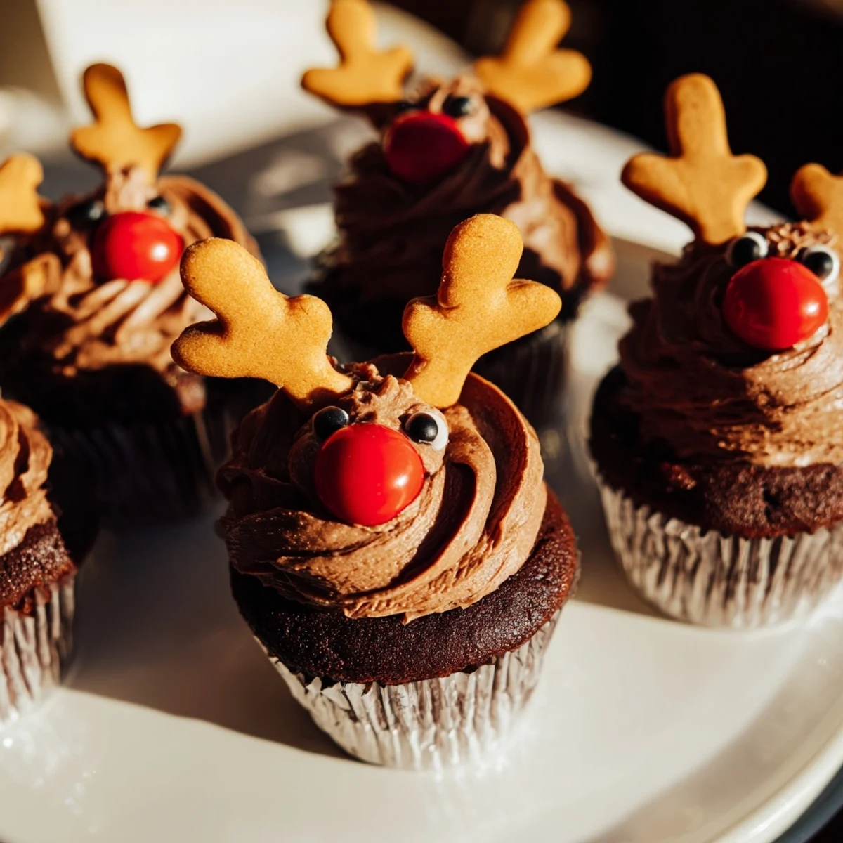 Reindeer holiday dessert platter