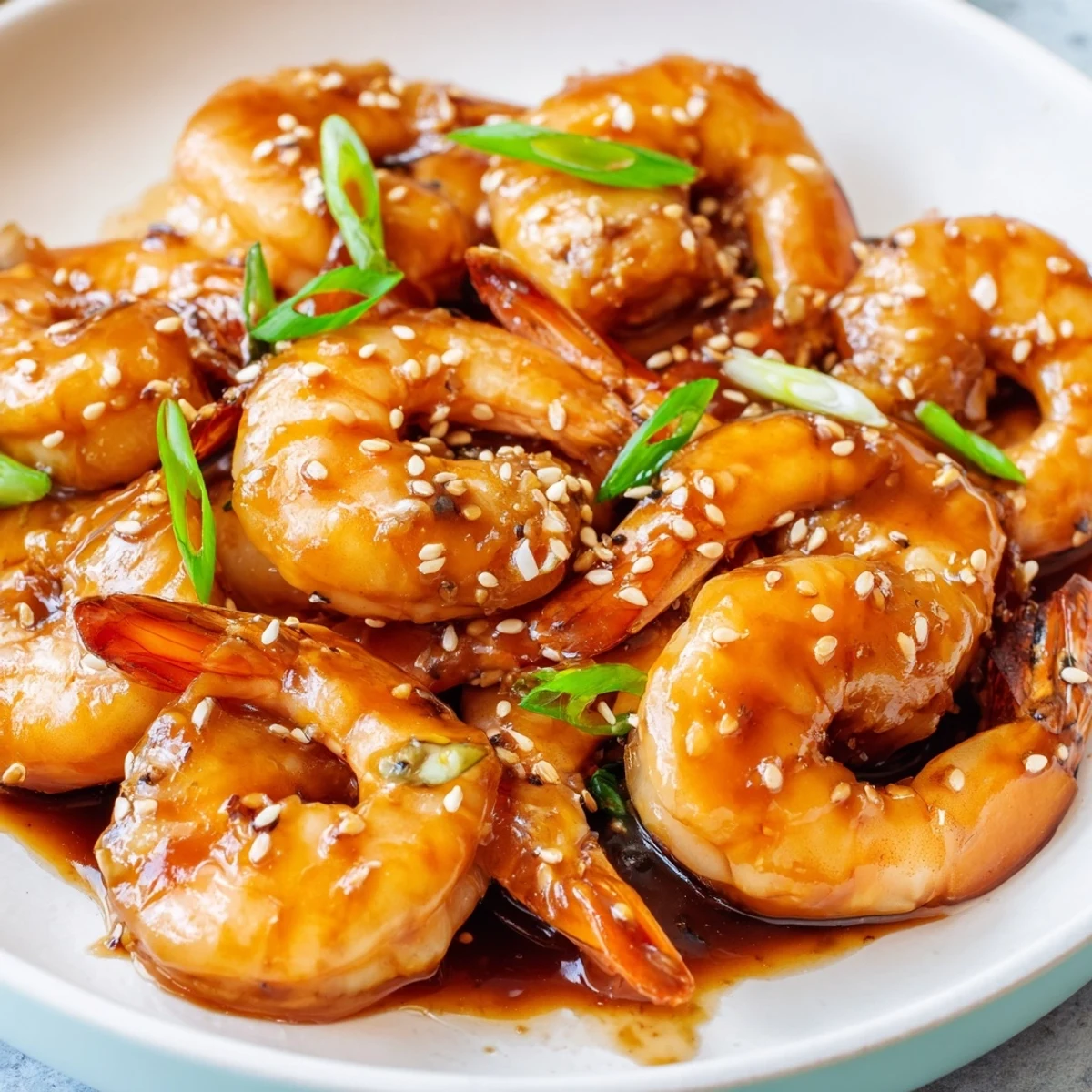 Honey Garlic Shrimp Delight