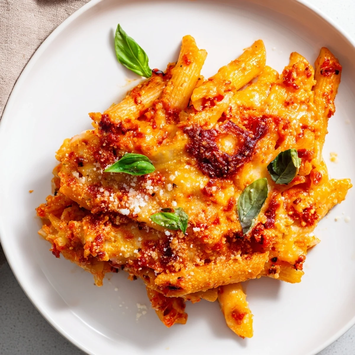 Fiery Italian Penne Bake