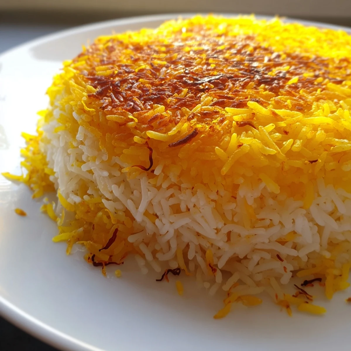 Persian Tahdig Golden Crust