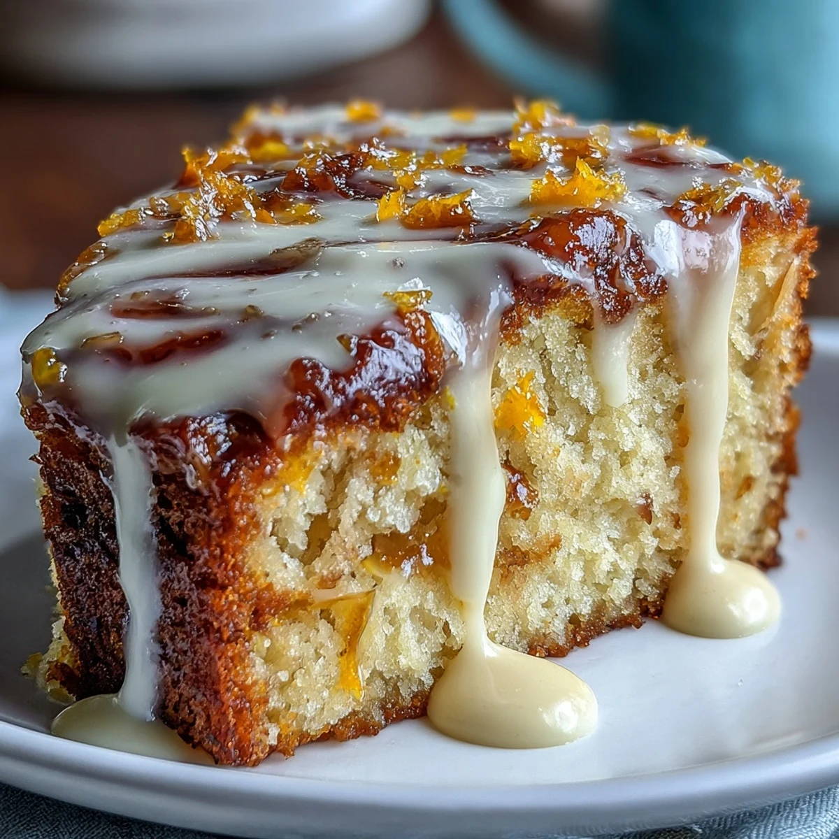 This Heavenly Blood Orange Yogurt Cake features a tender yogurt crumb drizzled with glossy citrus icing and blood orange zest.