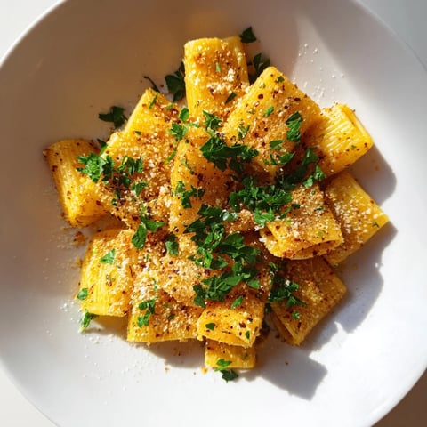 Crispy Spicy Lemon-Parmesan Pasta Chips, golden and delicious, ready to enjoy as a flavorful snack.