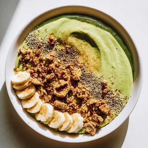 Gingerbread Matcha Breakfast Bowl