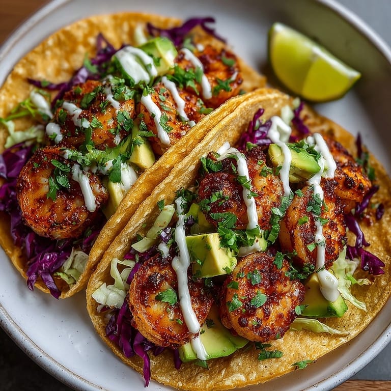 Imagine savory Chili Lime Shrimp Tacos: grilled shrimp, crisp slaw, and spicy-sweet chili lime sauce.