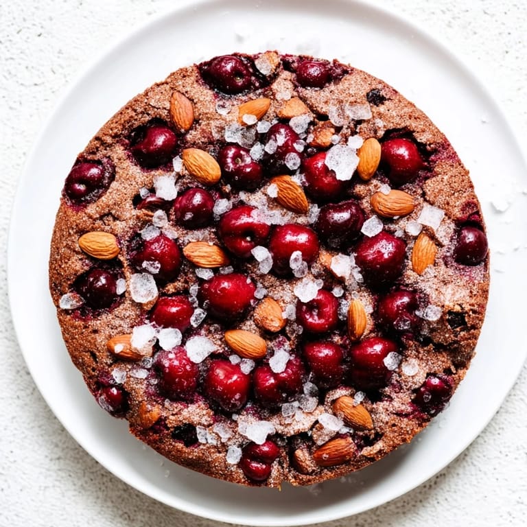 This tender Cherry Almond Loaf Cake is a delightful homemade dessert, perfect for sharing.