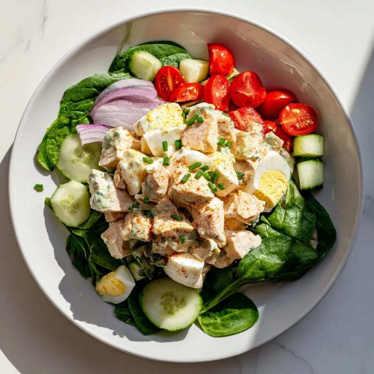 High-Protein Chicken & Egg Salad