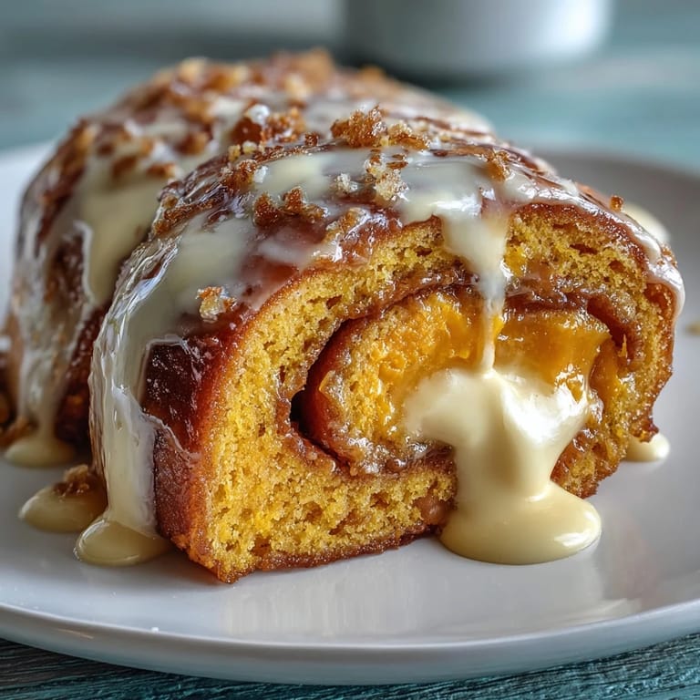 Fluffy orange rolls with sweet citrus filling and creamy orange cream cheese frosting, perfect for a bright breakfast or brunch treat.