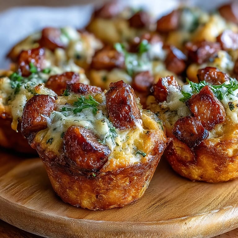 Savory mini corn dog muffins, a perfect bite-sized appetizer for summer parties.